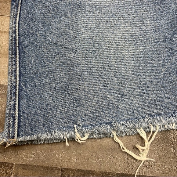Free People Mini Zip It Up Denim Skirt size 28 - Picture 8 of 15